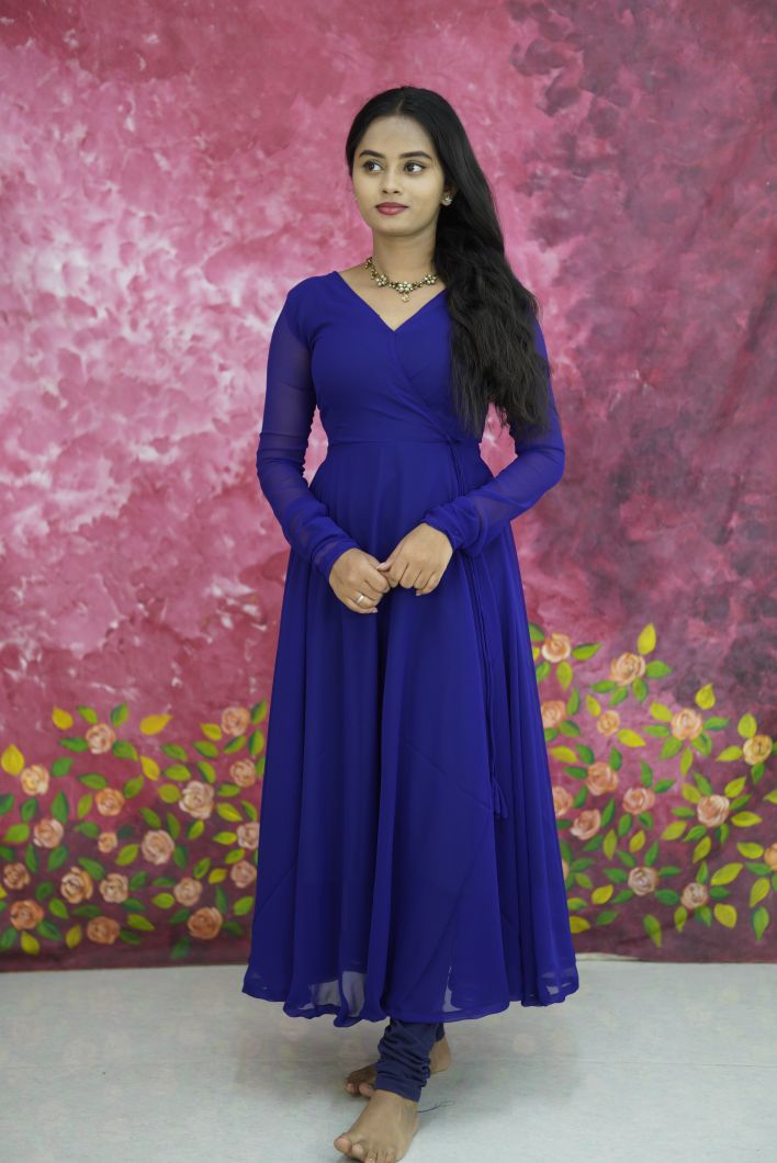 Sapphire Wrap Anarkali
