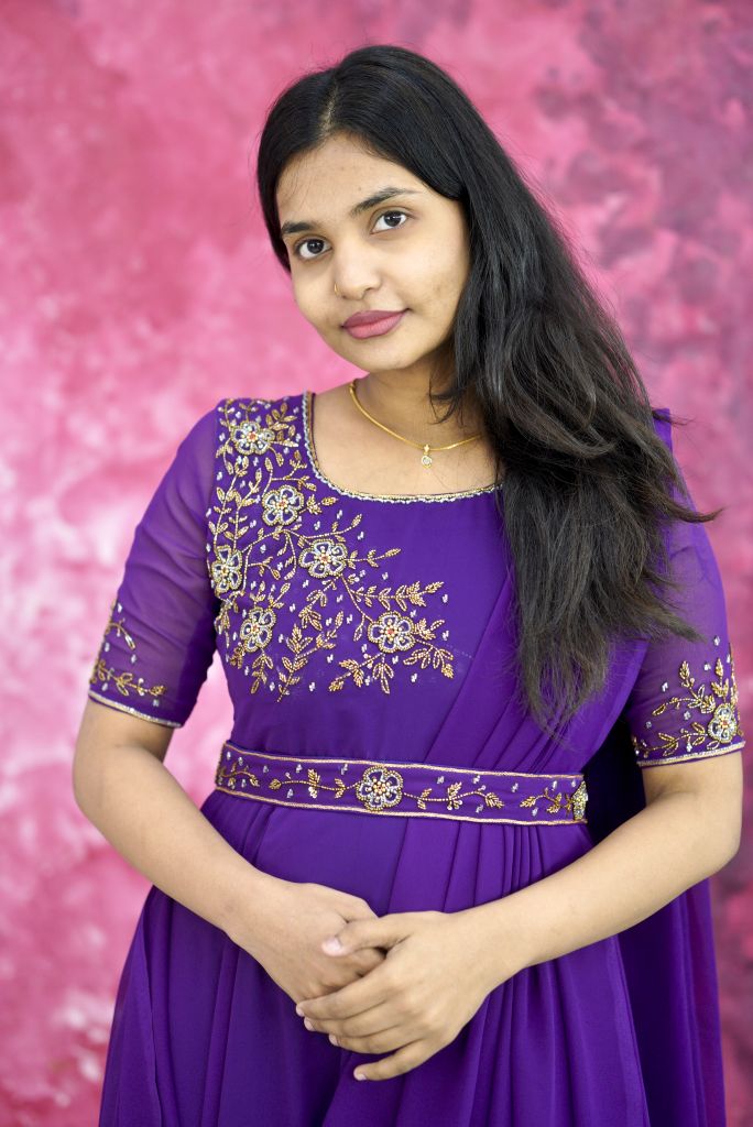 Violet Grace Drape Anarkali